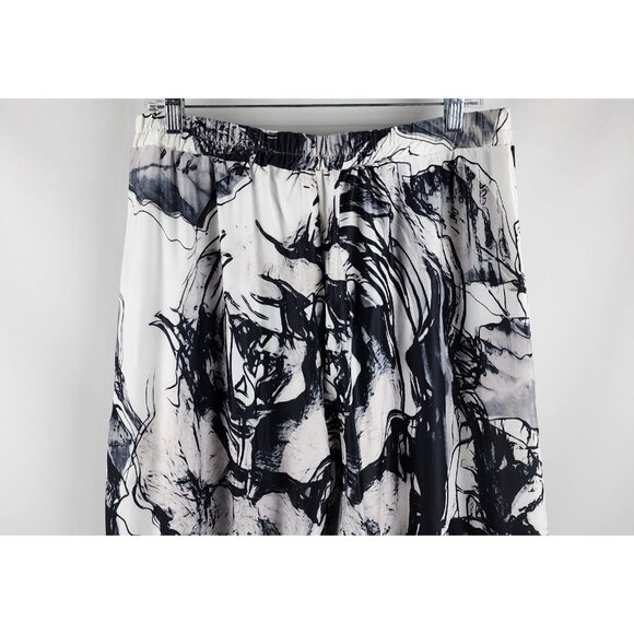 Lily by Firmiana Pants Womens 3XL Multicolor Geometric Palazzo Wide Leg Pant NWT - Picture 8 of 9